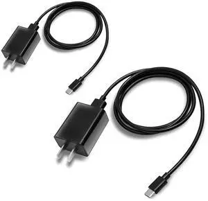 2-Pack Fast USB Type C Charger for Android Kindle Kids Tablet Paperwhite 9th 10th 11th 12th 2023 2020 2020 Paperwhite Signature Edition Cwowdefu 7/10inch Tablet VANKYO S10 S20 S30 P31 Charging Cable