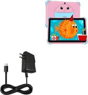 Charger Compatible with YosaToo Android Tablet for Kids Y101 (10 in) - Wall Charger Direct (15W) Rapid Charge Your Device with Built-in 3ft Cable
