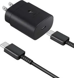 25W Super Fast Charger Charging Cable for Galaxy Tab S10+Plus Tab S10 FE+Plus Tab-S10 Ultra SM-X620 SM-X626B SM-X520 SM-X526B 5G Tablet Type C Adapter Power Cord (6.6Ft)