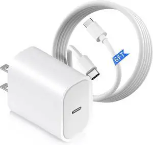 Galaxy Tab A9 S10 Charger USB C Fast Charger for  Galaxy Tab S10 S9 S8 S7 S6 S5e S4 Tab A7 10.4 A9+ 12.4 A8 10.5 Tab A 10.1 Tab A 8.4 8.0 Tablet Charger 20W PD Power Adapter 6.6FT