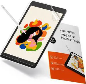 2 Pack Paperfeel Screen Protector Compatible with iPad 9th/8th/7th (10.2-Inch 2021-2019) Matte PET Film Anti Glare Compatible with  Pencil