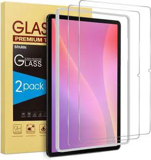 2 Pack Screen Protector for  Galaxy Tab S10 Lite/S10 FE/S9 FE 5G 10.9 inch & Galaxy Tab S9 11 inch with Easy Installation Frame 9H Tempered Glass Case Friendly/S Pen Compatible