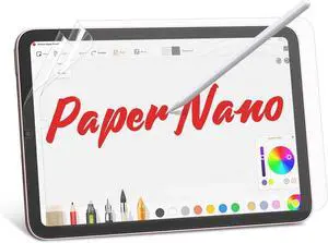 2 Pack Paperfeel Screen Protector Compatible with iPad Mini 7 2024(A17 Pro)/iPad Mini 6 2021(8.3 inch) Matte PET Film for Drawing Anti-Glare