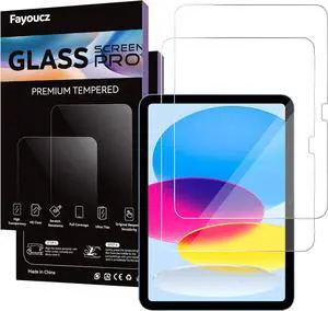 2 Pack Screen Protector for iPad 11th A16 2025 11 Inch / 10th Generation 2022 10.9 Inch 9H Hardness Tempered Glass Ultra Sensitive Case Friendly