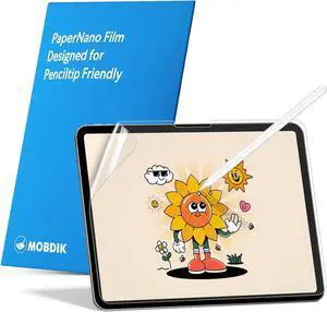 2 Pack Paperfeel Screen Protector Compatible with iPad Air 13 M3 2025 / M2 2024 & iPad Pro 13 2024 New Version Crafted for Natural Writing Less Reflection Easy Installation