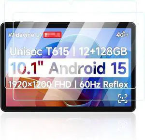 Screen Protector for BNCF Bpad 10 2025 New Android 15 10.1 inch Tablet Anti-Scratch 9H Hardness Touch Sensitive 2.5D Rounded Edges Bubble Free Easy to Install 2 Pack.