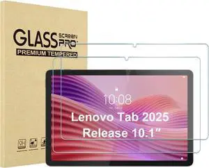 2 Pack Screen Protector for  Tab 10.1 Inch 2025 TB311FU/TB311XU Tempered Glass Film Guard for  Tab 10.1 2025 Release