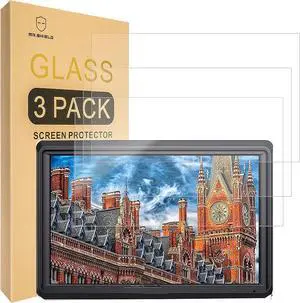 [3-PACK] Screen Protector For FEELWORLD S55 5.5 inch [Tempered Glass] [Japan Glass with 9H Hardness] Screen Protector