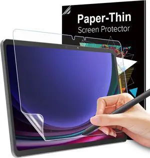 1 Pack PET Matte Screen Protector for  Galaxy Tab S11/S10 Lite/S10 FE/S9 FE 5G /Tab S9/S8/S7 Paper Feeling for Writing Anti-Glare Film Screen Protector Compatible with S-Pen
