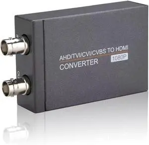 AHD/TVI/CVI/CVBS to HDMI Converter BNC to HDMI Video Adapter for Monitor HDTV DVRs