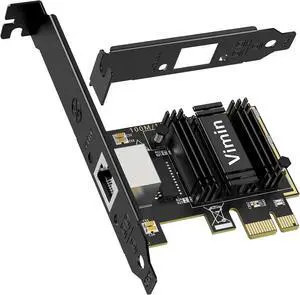 5G Base-T PCIe Network Card with RTL8126 5G Network Card RJ45 Port 5G/2.5G/1000/100 Mbit/s PCI Express Ethernet Adapter for Windows10/11 Vmware and Linux Support WOL for PCle x4 x8 x16