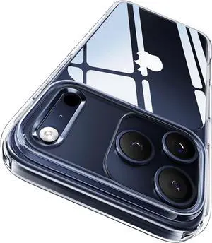 for iPhone 17 Pro Max Case Crystal Clear Patented Anti-Yellow & Virgin TPU 15FT Military-Grade Drop Protection Slim Transparent Women Men Funda para for iPhone 17 Pro Max Case 6.9 Clear