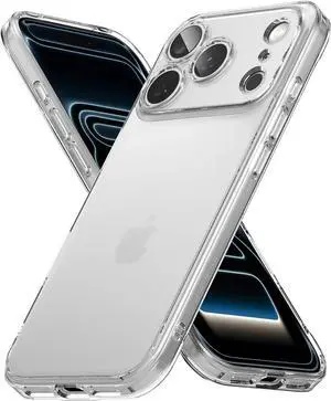 Fusion for iPhone 17 Pro Max Case [Oil & Dirt Resistant] UV Coating for Scratch & Discoloration Resistant Shockproof Air Pockets - Matte Clear