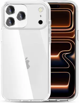 Phone Case Compatible with iPhone 17 Pro Max Clear Case Shockproof Protective Bumper Slim Cover for 6.9 Inch