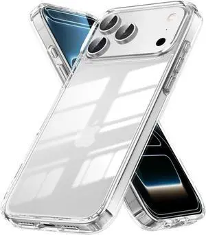 for iPhone 17 Pro Max Case Clear Non-Yellowing Shockproof Anti-Scratch Slim Cover for 17 Pro Max Phone Case -Transparen