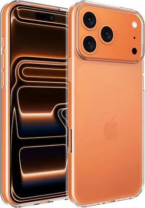 Compatible with  iPhone 17 Pro Max Case Ultra [Slim Thin] Flexible Clear TPU Phone Case for  iPhone 17 Pro Max Gel Rubber Soft Skin Silicone Protective Case Transparent