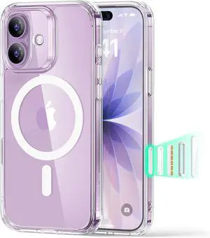 for iPhone 17 Case Camera Control Compatible with MagSafe Shockproof Military-Grade Protection Magnetic Phone Case for iPhone 17 Classic Hybrid Case Clear