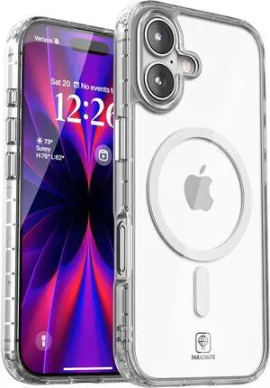 Clear Cover for iPhone 17 Case 6.3 with Magnetic Strip (Compatible with MagSafe)  Slim Transparent Shock-Absorbent Anti-Yellow Camera Guard Bumper Wireless-Charging -Crystal Clear