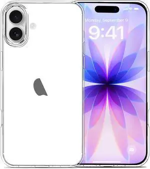 Compatible with iPhone 17 Case Clear Soft Transparent TPU Bumper Cover Slim Thin Shockproof Phone Case for iPhone 17 Clear