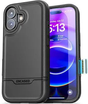 for iPhone 17 Case with Camera Control Capture Button (Rebel Armor) Heavy-Duty Protective Phone Case (Compatible with MagSafe) Black