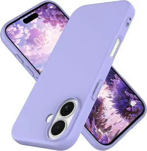 Silicone Case for iPhone 17 (6.3 inch) Durable and Stylish Drop Tested Soft Silicone Gel Rubber Slim Fit Shockproof Protection Phone Cover for iPhone 17 Purple