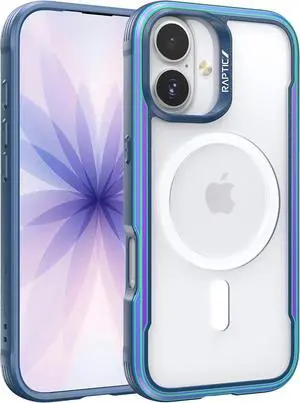 2025 Shield Magnetic for iPhone 17 Case Compatible with MagSafe [23FT Mil-Grade Drop Protection] Durable Anodized Shockproof Aluminum Frame Slim for iPhone 17 Case Iridescent