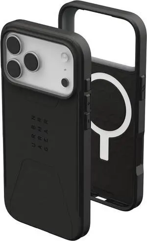 UAG Designed for iPhone 17 Pro Max Case Civilian - Compatible with MagSafe Military Grade Protective Cover Black
