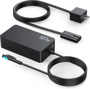127W Surface Book 3 Charger for SurfaceBook 3 2 1 Windows Surface Laptop Studio 2 1 Surface Laptop/Pro/Go Power Supply AC Adapter Cord Fast Charge with Magnetic Plug & LED 127W Surface Book 3 Charger for SurfaceBook 3 2 1 Windows Surface Laptop Studio 2 1 Surface Laptop/Pro/Go Power Supply AC Adapter Cord Fast Charge with Magnetic Plug & LED