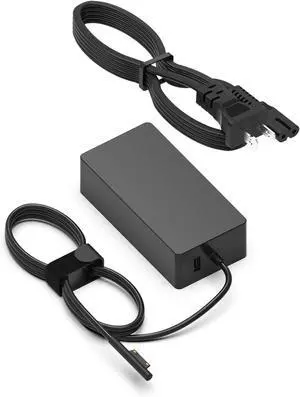 Surface Book 2 Charger 102W Surface Laptop Power Supply Compatible with Surface Book 2/3 Surface Laptop 2/3/4/5 Surface Pro 9/8/7/6/5 and Surface Go with Additional USB Port Surface Book 2 Charger 102W Surface Laptop Power Supply Compatible with Surface Book 2/3 Surface Laptop 2/3/4/5 Surface Pro 9/8/7/6/5 and Surface Go with Additional USB Port