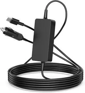 100W USB C Surface Pro Car Charger Compatible with  Surface Pro 12 11 10 9 8 Surface pro X 1796 1769 1800 Laptop Adapter Power Cord