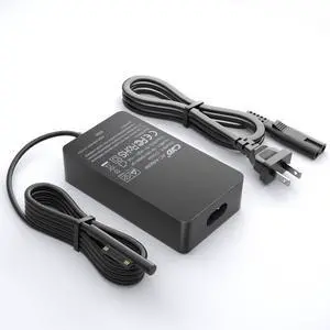 44W 15V 2.58A Laptop Charger Compatible with Surface Charger Surface Pro 7 6 5 4 3 X Surface Laptop 3 2 1 Surface Go 2 1 Surface Book 2 1 Surface Laptop/Tablet Charger 44W 15V 2.58A Laptop Charger Compatible with Surface Charger Surface Pro 7 6 5 4 3 X Surface Laptop 3 2 1 Surface Go 2 1 Surface Book 2 1 Surface Laptop/Tablet Charger