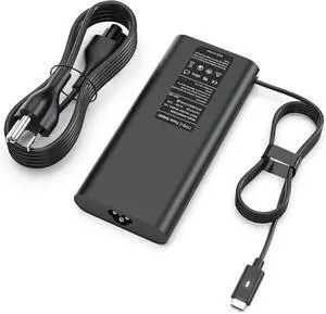 130W USB C Laptop Charger Compatible with  XPS 15 9575 2-in-1 Precision 5570 5560 5550 5530 5760 5750 3560 Latitude 7410 7310 7210 9410 9510 9575 5420 5520 5510 Type C Adapter Power Cord