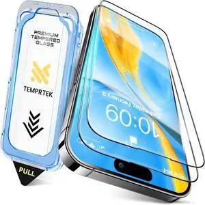 + 2 Pack Screen Protector for iPhone 16 Pro MAX 9H+ Anti Scratch/Fingerprint | Bubble Free Easy Installation | Case Friendly 10X Military Grade Protection