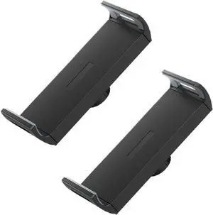 2 Pack Tablet Floor Stand Clip Replacement with 17mm Ball Joint Socket Mount Tablet Holder Bracket Clamp for iPad Stand Tablet Floor Tripod Stand Table Tablet Stand Car Headrest Tablet Holder