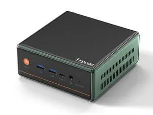 TRYCOO Desktop Mini PC WO4  Ryzen 5 5500U(16GB+512GB, Up to 2.1GHz) Desktop Computer with W11 DDR4 Computer Support 4K Four Display/USB3/WiFi 6/BT5.2/2.5Gbps 16GB/512GB