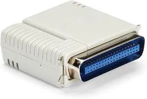 com Ethernet to Parallel Network Print Server, 10/100Mbps LAN, WebUI, Centronics Ethernet Printer Server Adapter, TAA