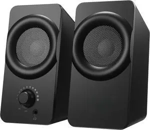 omputer Speakers for Desktop PC, Plug & Play USB Speaker with 2 Speaker Units, Dynamic RGB Light PC Speakers, USB/Type-C Powered Wired Speakers for Desktop, Laptop, Projector