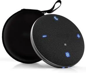 M4 Bluetooth Speakerphone Conference Microphone with AI Noise Reduction Full-Duplex AI Transcription USB Speakerphone 360° Voice Pickup