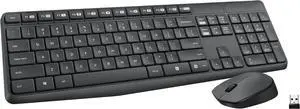 MK235 Wireless Keyboard and Mouse Combo for Windows, USB Receiver, Long Battery Life, Laptop and PC Keyboard and Mouse Wireless