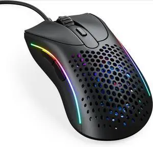 Gaming - Model D 2: Wired Ergonomic Mouse, Superlight 58g, 26K Optical Sensor, 6 Programmable Buttons, 80 Million Click Lifecycle, FPS, MMO, MOBA, Battle Royale (Black)