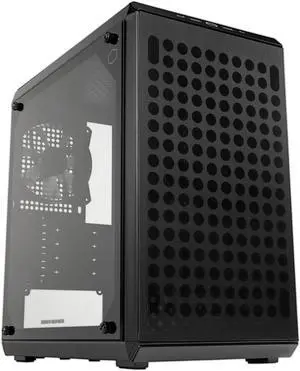 Q300L V2 Micro-ATX Tower, USB 3.2 Gen 2x2 (20GB), Tempered Glass, CPU Coolers Max 159mm, GPU Max 360mm, Fully Ventilated Airflow (Q300LV2-KGNN-S00)