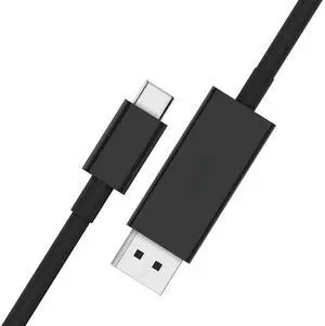 FOR-USB Type C to DisplayPort 1.4 Cable 6.6ft/2m, 32.4Gbps, 8K@60Hz or 4K@144HZ, with HBR3, DSC, HDCP 2.2, DP Alt Mode, Backwards Compatible, Works with Windows, MacOS, iPadOS, Android, and More