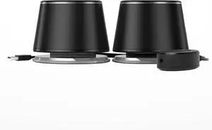 Bluetooth Computer Speakers with USB 3.0 and Blue Lighting