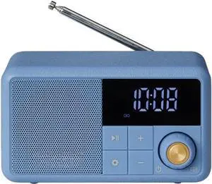 FOR CR1121A-EB Cooper Retro AM/FM Radio, Portable Bluetooth Speaker with Aux Input and LED Display, Elemental Blue FOR CR1121A-EB Cooper Retro AM/FM Radio, Portable Bluetooth Speaker with Aux Input and LED Display, Elemental Blue