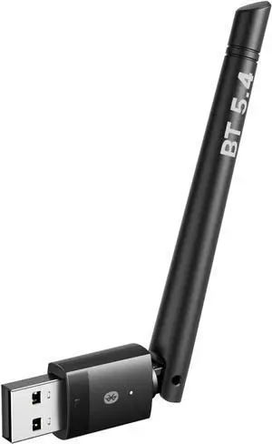 Bluetooth Adapter for PC, Bluetooth 5.4 Long Range Dongle Receiver EDR & BLE, Plug & Play for Windows 11/10/8.1, for Headphone/Keyboard/Mouse/Speakers/Printer Bluetooth Adapter for PC, Bluetooth 5.4 Long Range Dongle Receiver EDR & BLE, Plug & Play for Windows 11/10/8.1, for Headphone/Keyboard/Mouse/Speakers/Printer