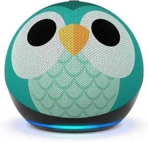 Dot Kids with Alexa (newest model), Designed for kids, with parental controls, Includes 1 Year of Amazon Kids+, Owl Dot Kids with Alexa (newest model), Designed for kids, with parental controls, Includes 1 Year of Amazon Kids+, Owl
