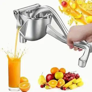 Hand Juicer Squeezer - Aluminum Manual Press Juicer with Ergonomic Grip for Efficient Juice Extraction of Pomegranates Citrus & More, Durable Compact Easy to Use & Clean Manual Citrus Juicer., 1Count