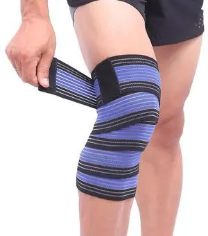 Elastic Knee Pad Support Wrap Compression Bandage Sports Brace Belt Elastic Knee Pad Support Wrap Compression Bandage Sports Brace Belt