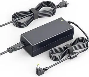 65W Laptop Charger Compatible with Toshiba Satellite C55 C55D C55T C55DT C655 C655D C675 C75D C855 C875 C875D; PA3714U-1ACA PA3822U-1ACA PA3917U-1ACA PA5178U-1ACA AC Adapter Power Supply Cord