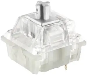 Cherry MX Key Switches for Mechanical Gaming Keyboards | Plate Mounted | MX1A51NA (Cherry RGB Speed Silver, 65 Pcs)